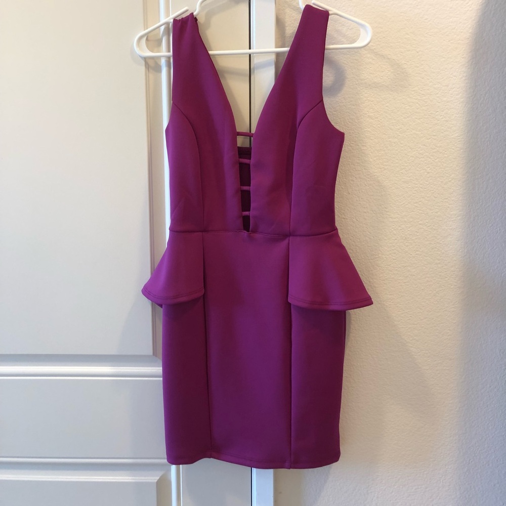 Mini dress in stretchy fabric